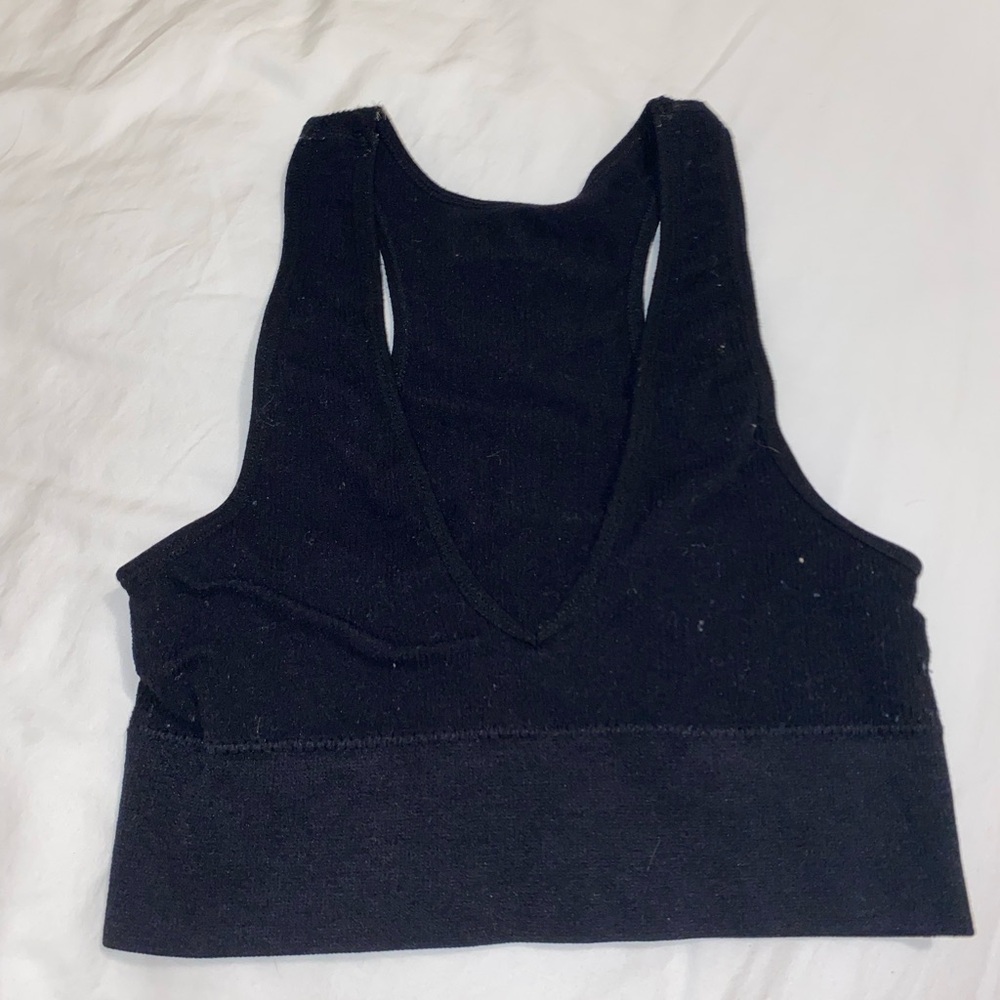 Black tank / bra size S